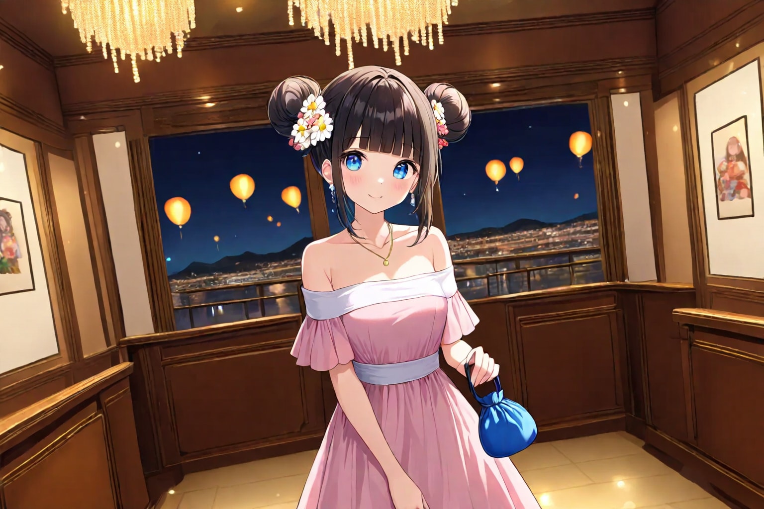 パーティのおだんごちゃん🍡✨ | の人気AIイラスト・グラビア