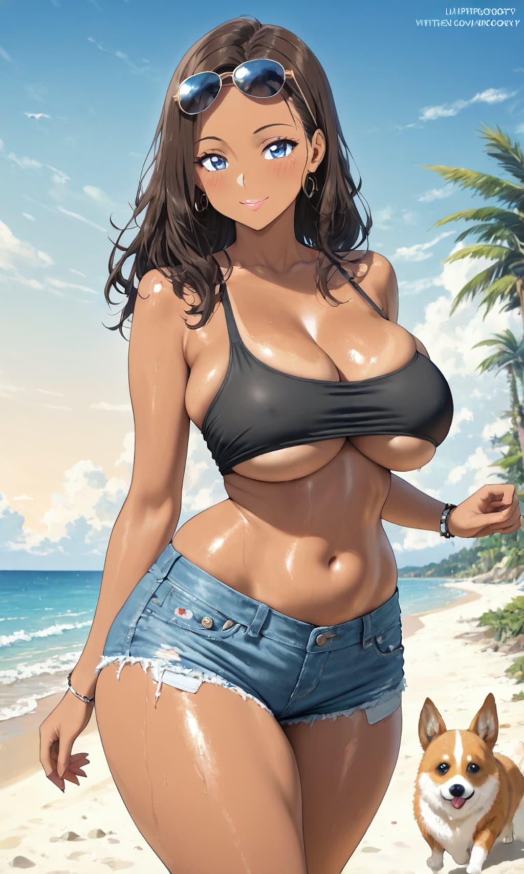 散歩中