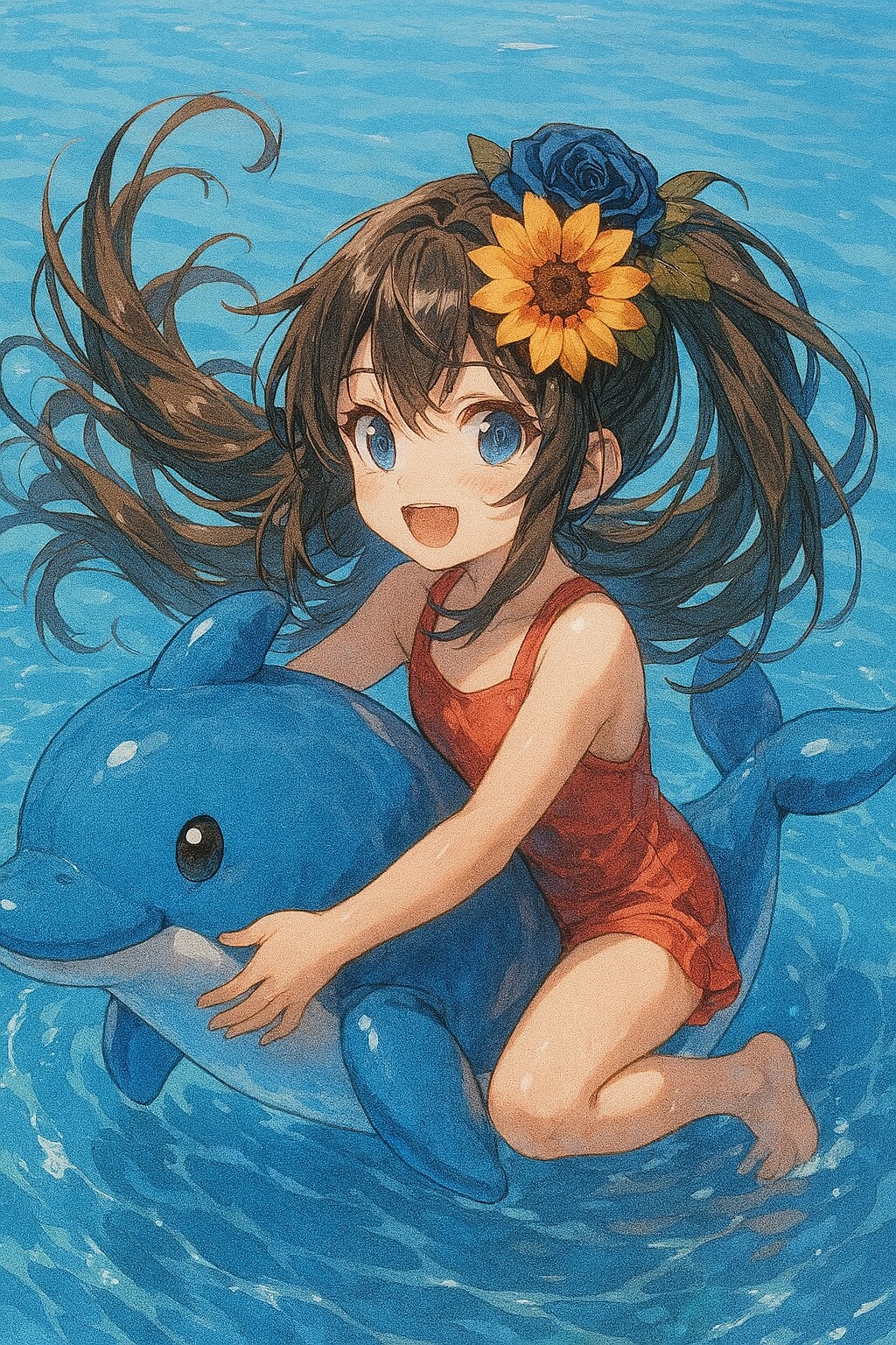 イルカフロート＆ユニコーンボート