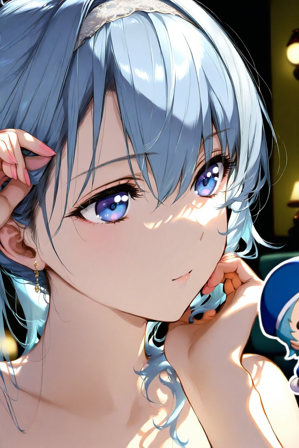 物思いにふける