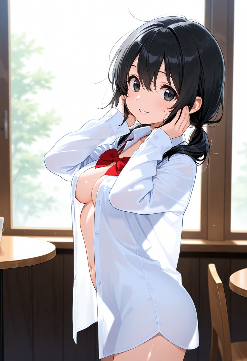 曲線のシルエット