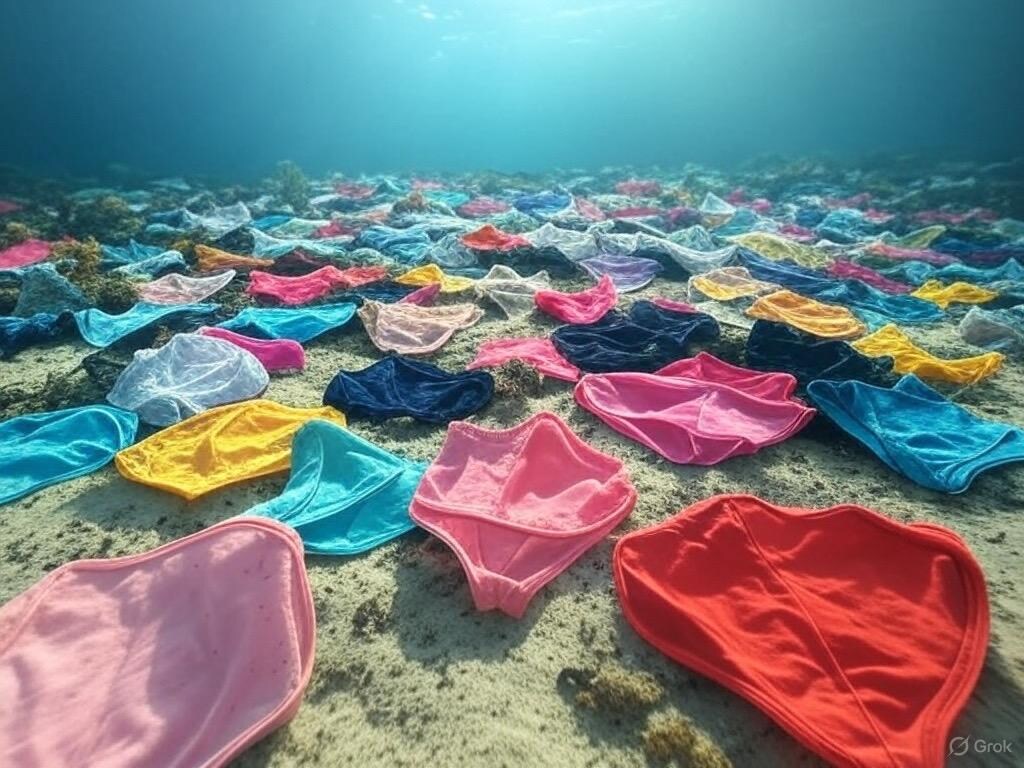 【背景】下着まみれの海底