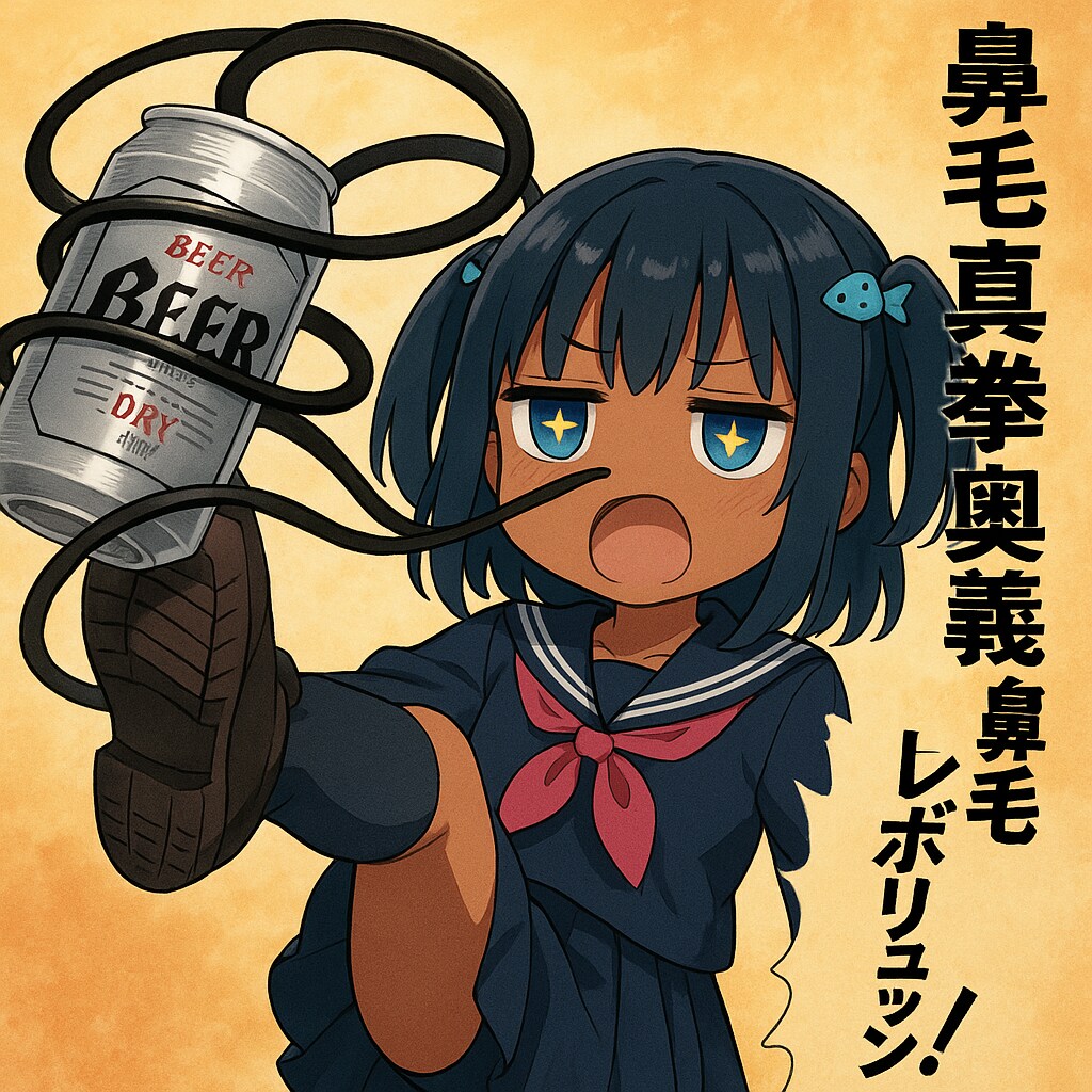 鼻毛真拳を使いこなすこなつちゃん