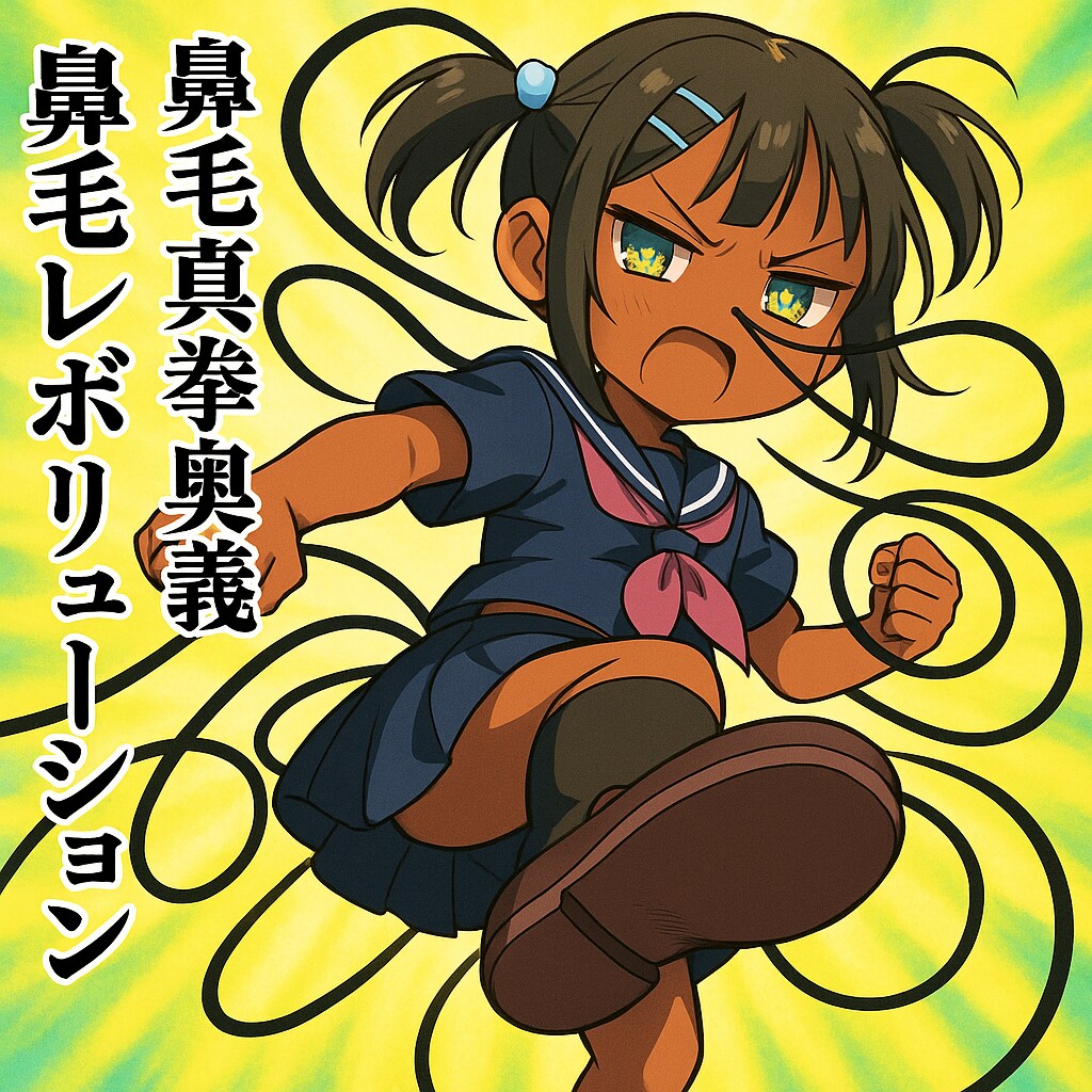 鼻毛真拳を使いこなすこなつちゃん