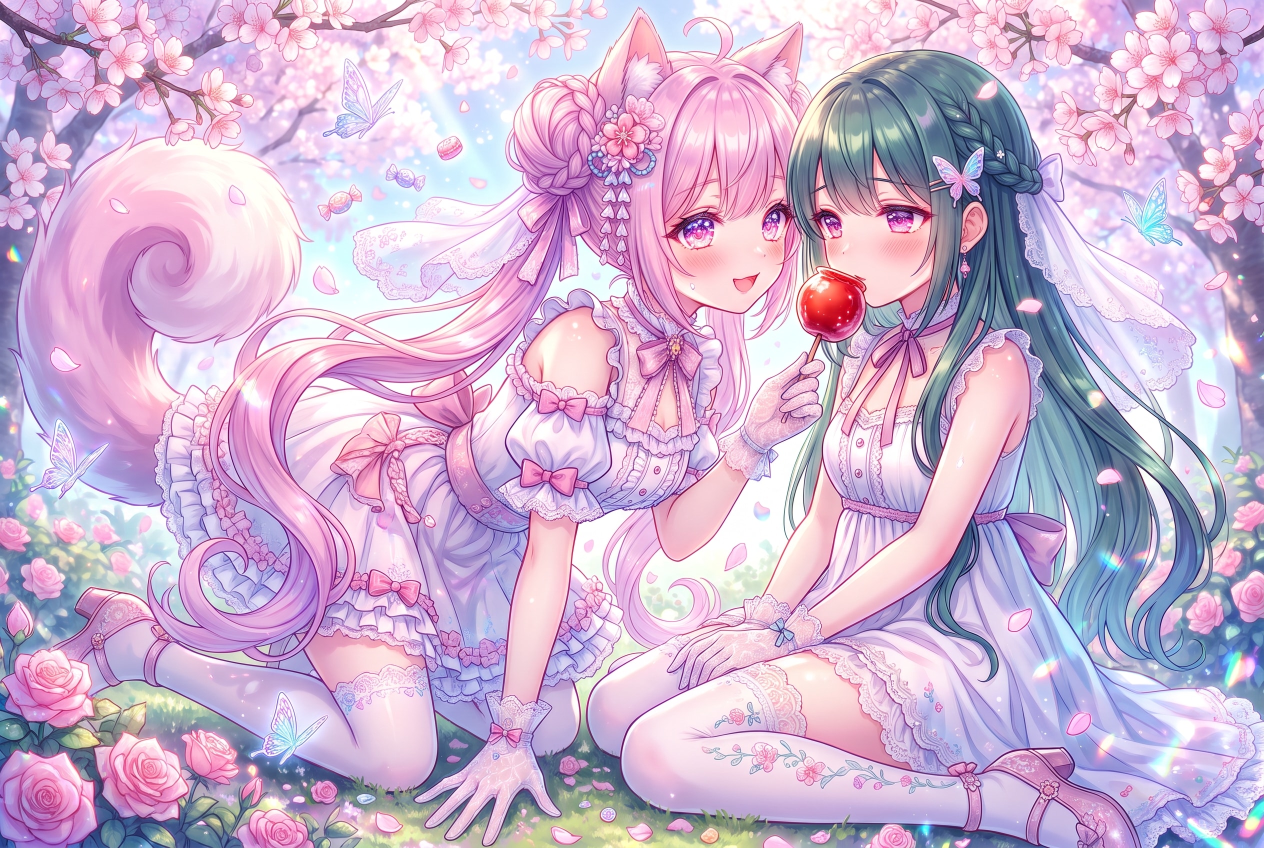 桜蜜頬寄せ
