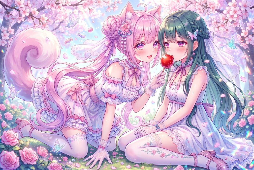 桜蜜頬寄せ