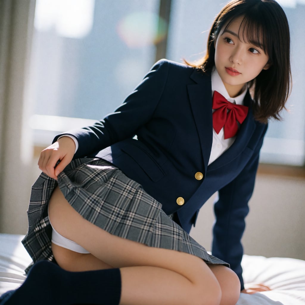 お尻で誘うJK