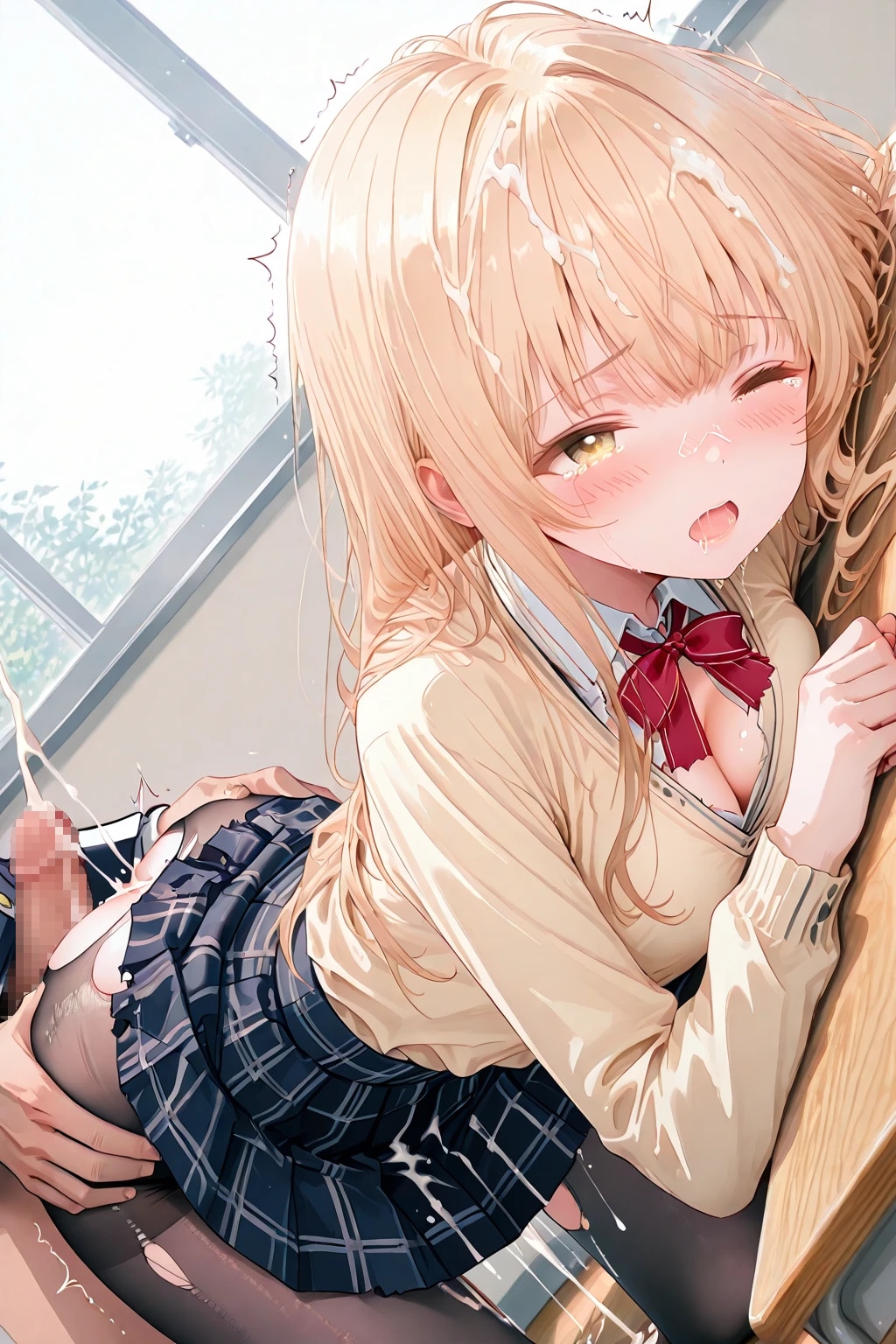 パンストを破る時の感触が大好物なんだよ