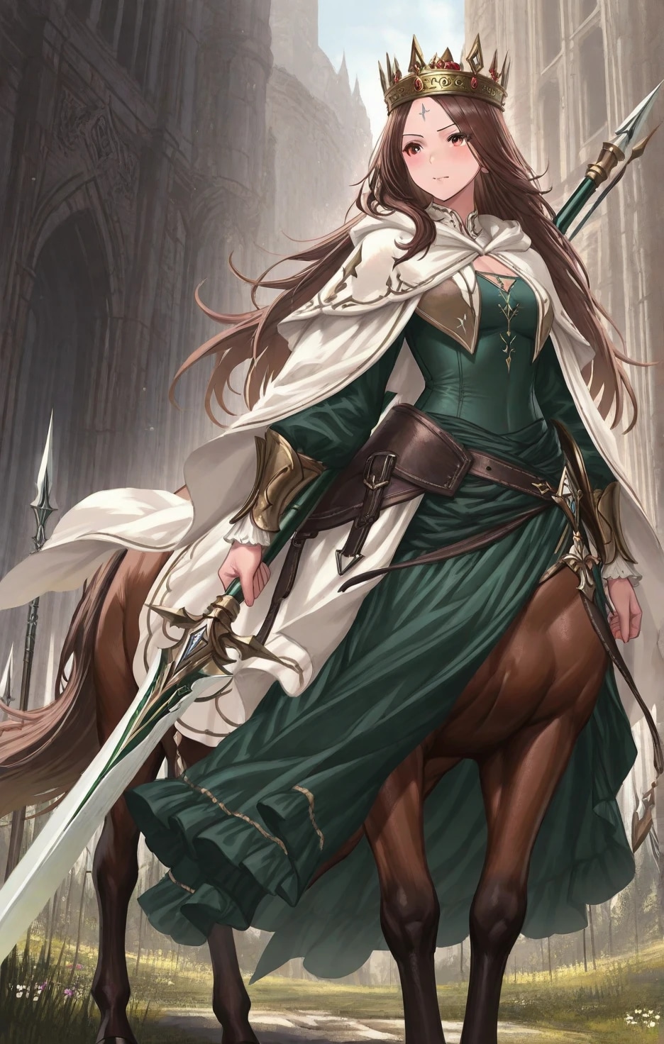 ケンタウロスの女王、アリシア | の人気AIイラスト・グラビア