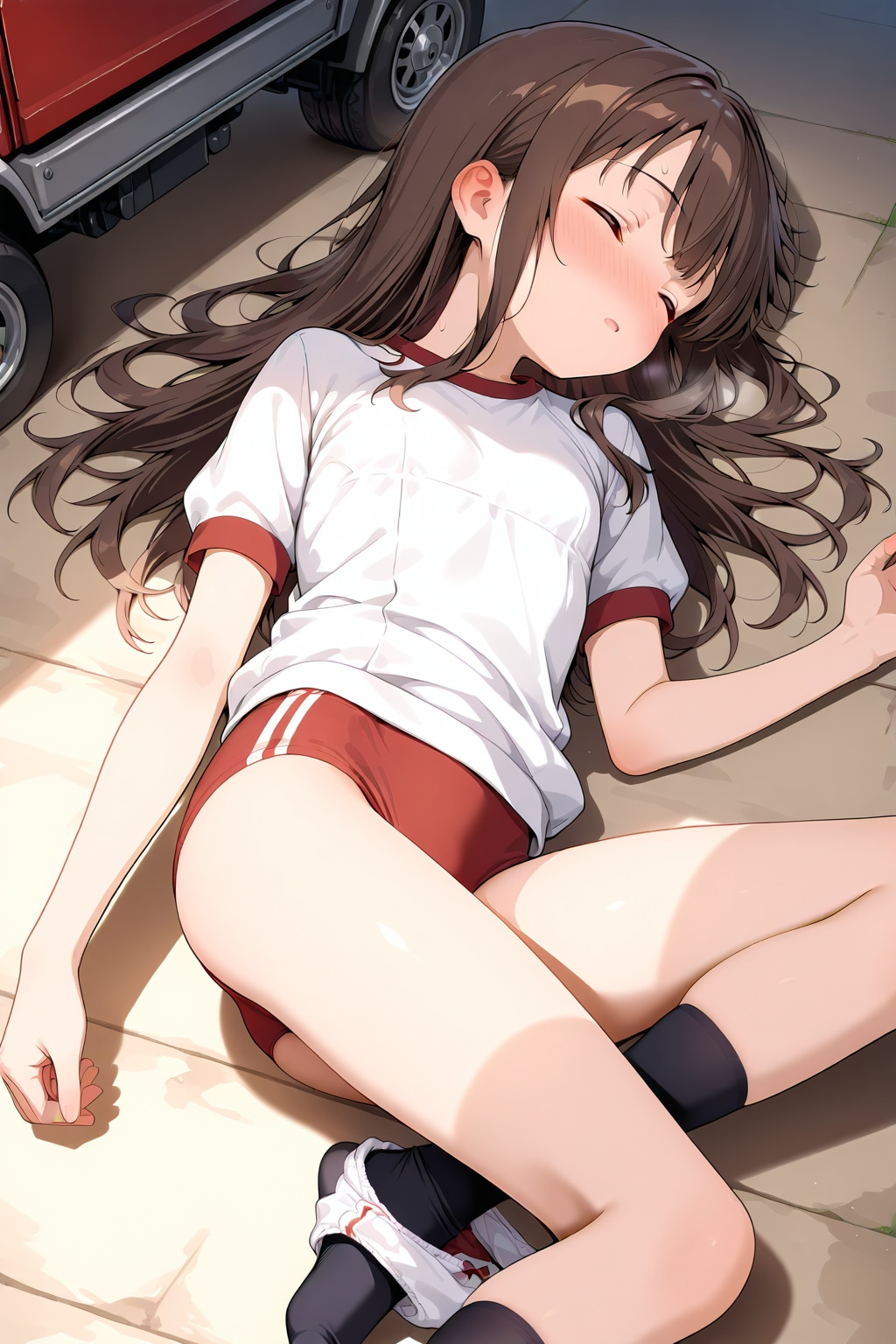 体操服と美少女