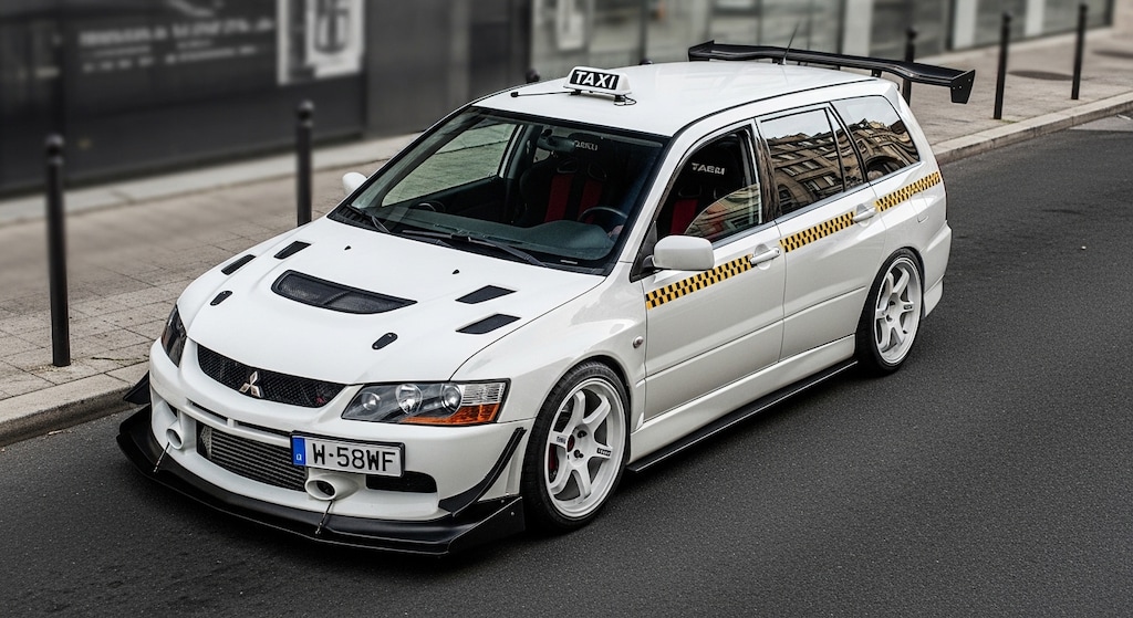 ランサーエボリューションワゴンタクシーのドリ車