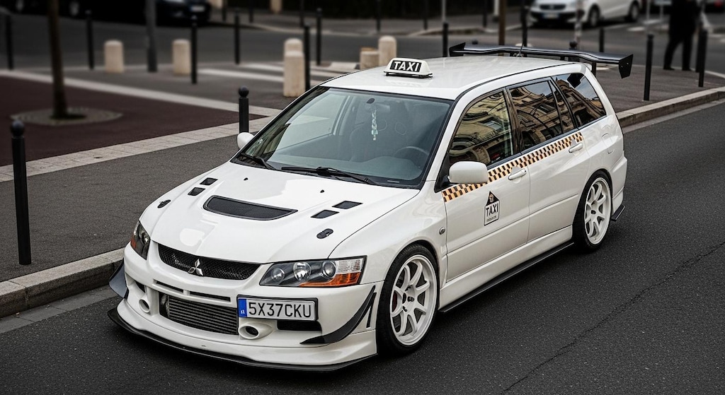 ランサーエボリューションワゴンタクシーのドリ車