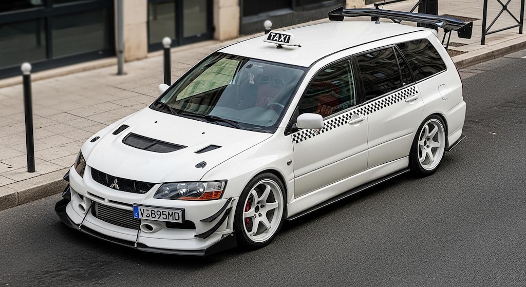 ランサーエボリューションワゴンタクシーのドリ車