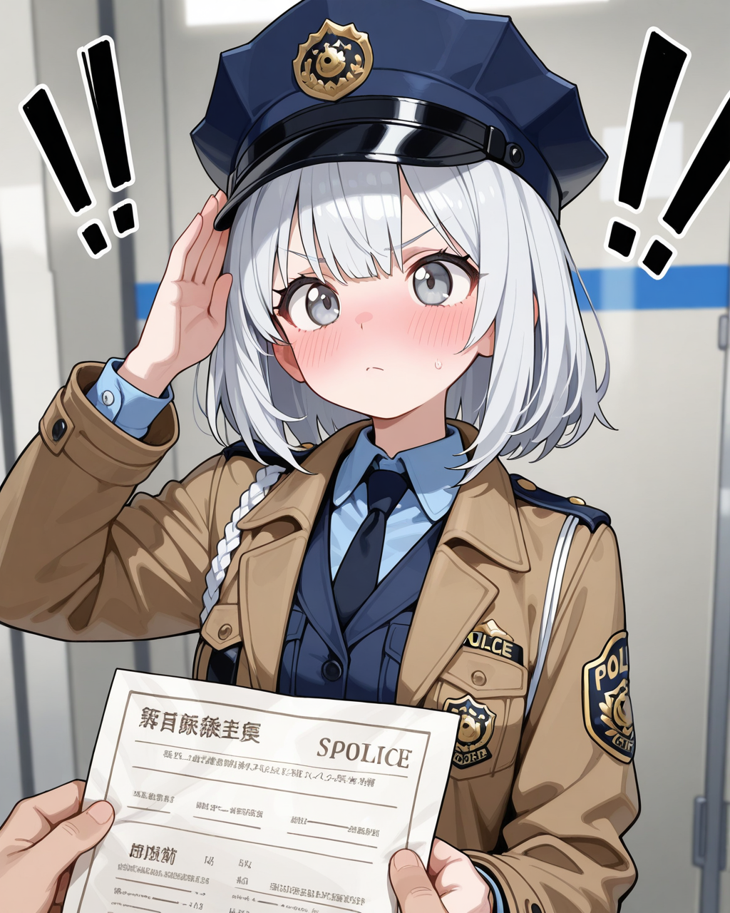 うさぎ逮捕の功績を称え、表彰されるセラちゃん！！