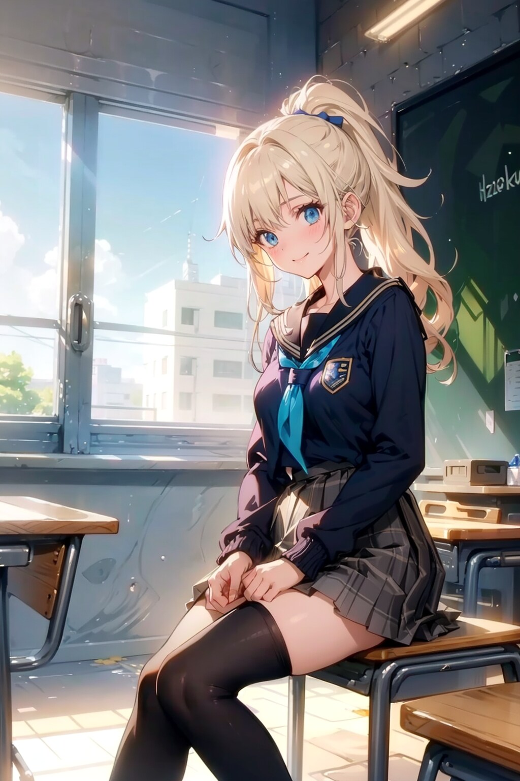 青い目の転校生