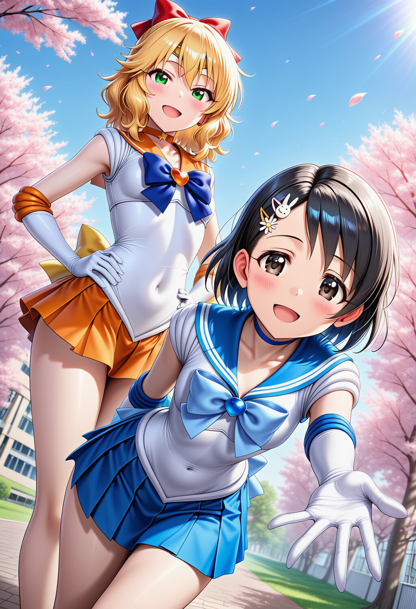 入学式に妖魔に襲われたけど… | の人気AIイラスト・グラビア