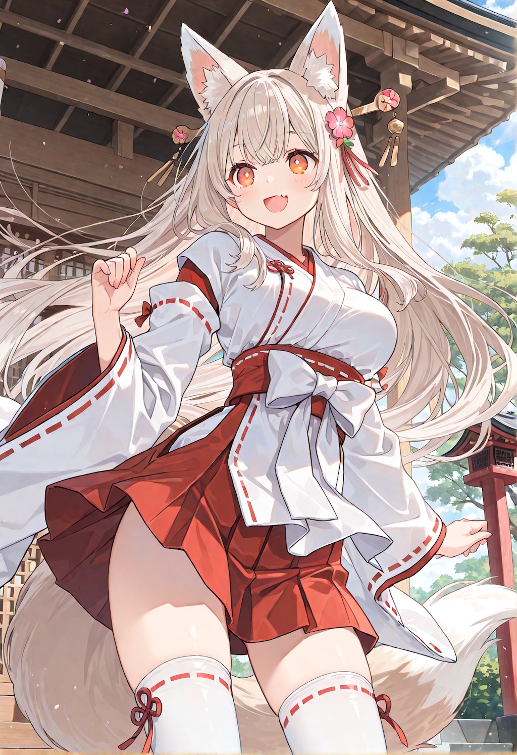 いなり寿司を食べる咲耶さん