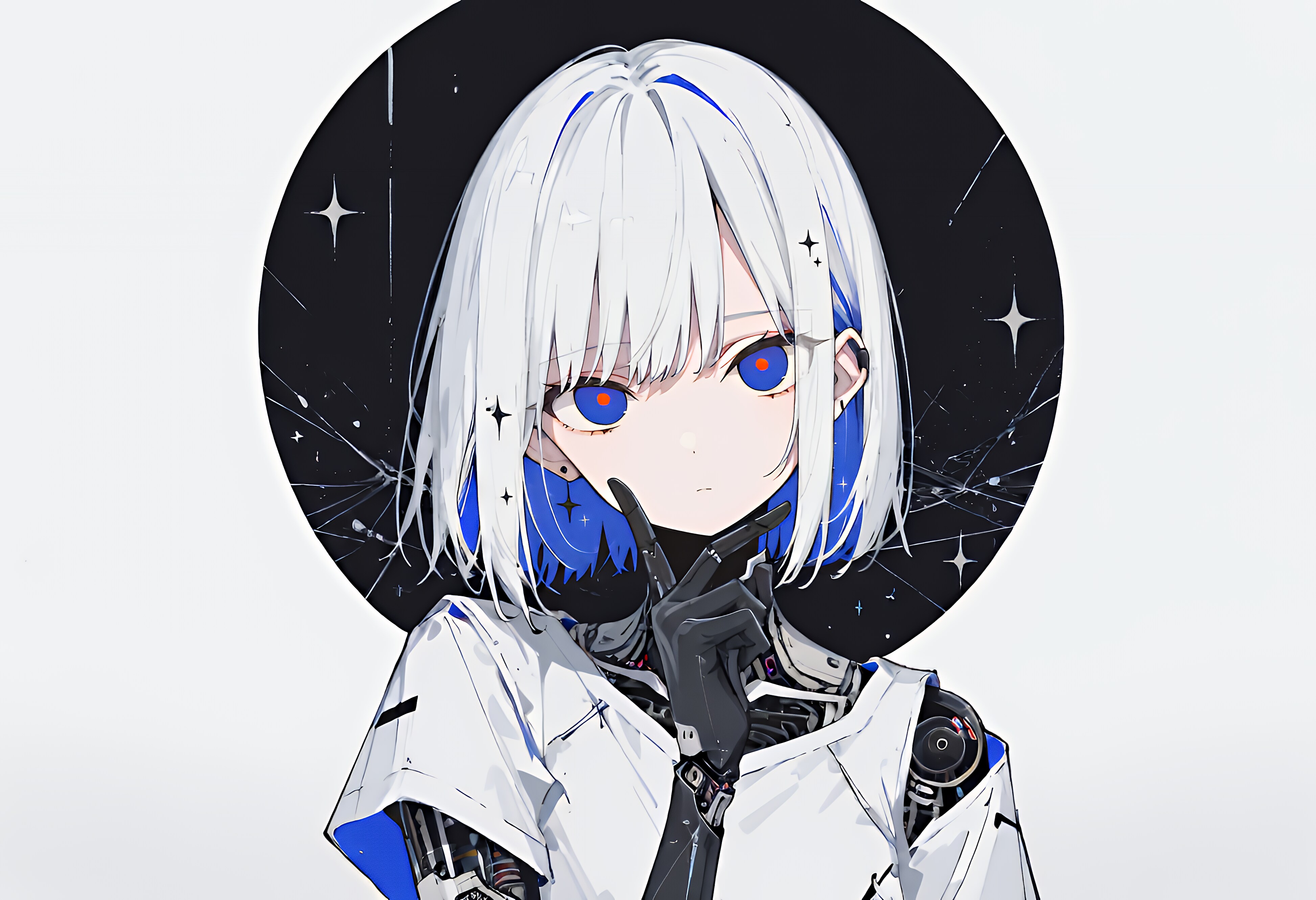 半分が機械の女の子 | の人気AIイラスト・グラビア