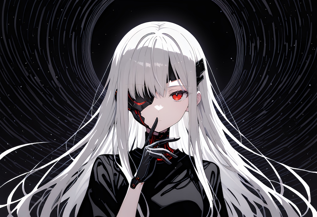 半分が機械の女の子