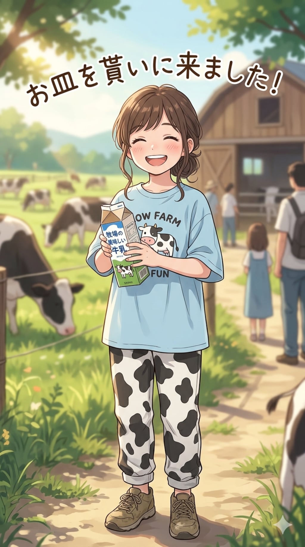 【#初夏のミラパンツ祭】パンツスタイルかな？５