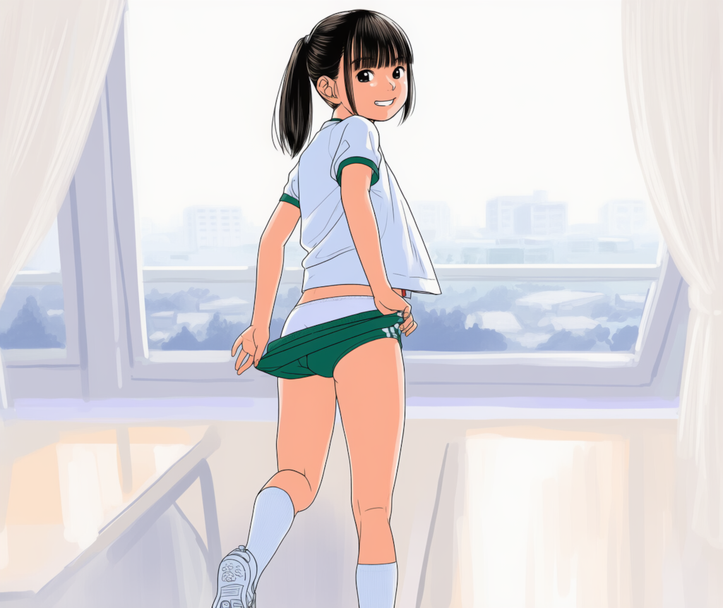 ブルマ少女の着替え、覗いたったｗｗｗ