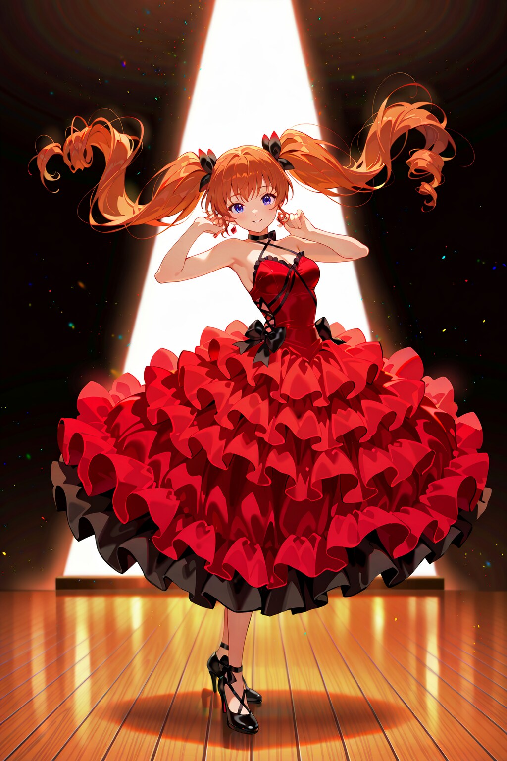 コーヒールンバを踊る女の子