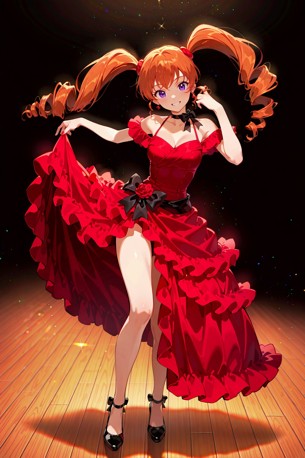 コーヒールンバを踊る女の子