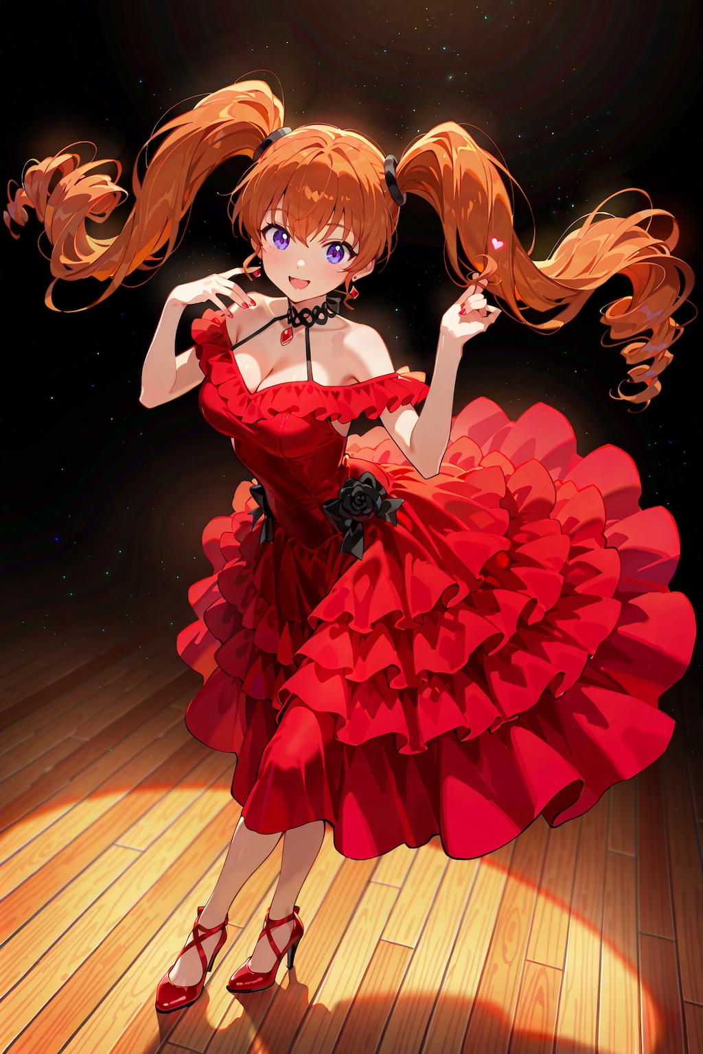 コーヒールンバを踊る女の子