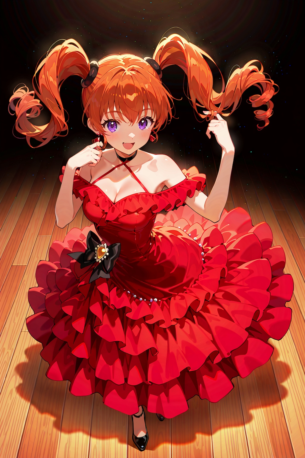 コーヒールンバを踊る女の子