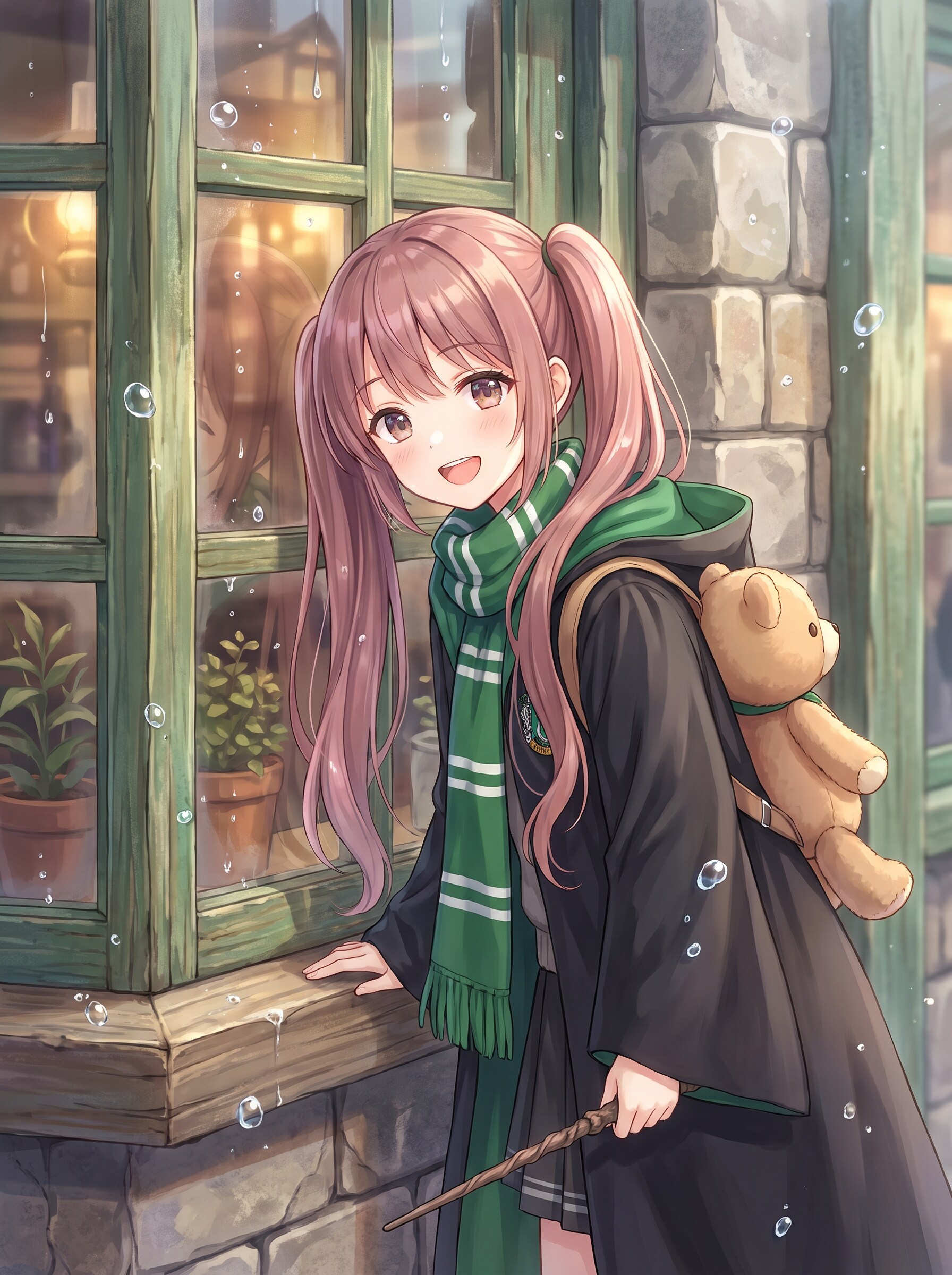 翠窓に灯る魔杖 | の人気AIイラスト・グラビア