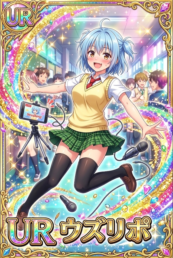 ToLOVEるっぽいウズリポちゃん | の人気AIイラスト・グラビア