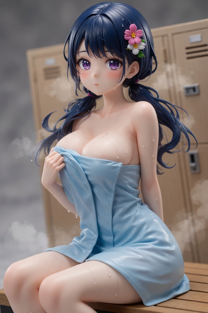 バスタオルガールフィギュア