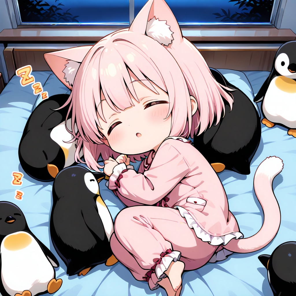 おやすみにゃん🐧