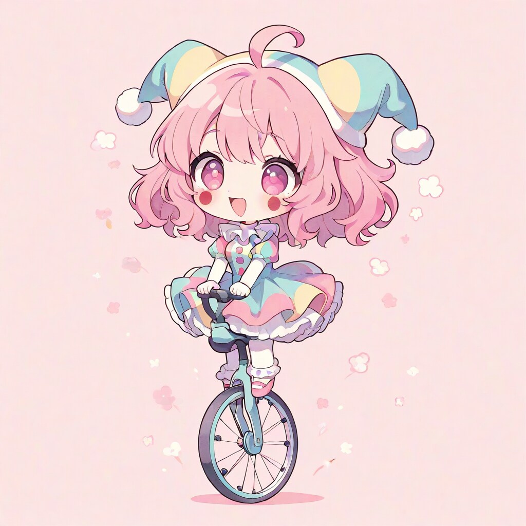 こはるちゃんと一輪車