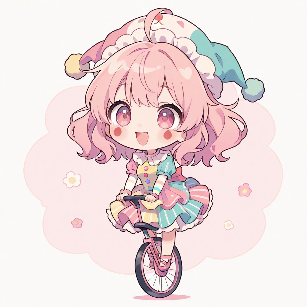 こはるちゃんと一輪車 | の人気AIイラスト・グラビア