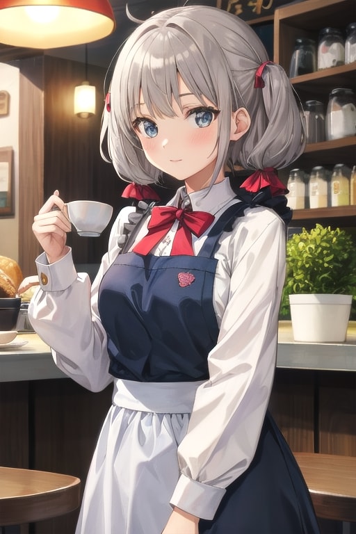 カフェ店員