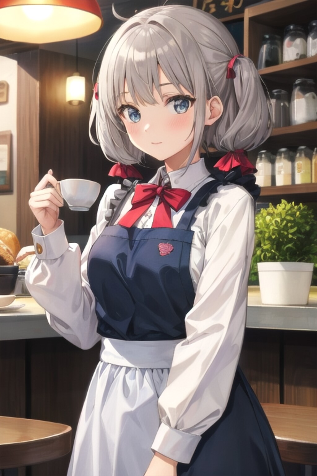 カフェ店員