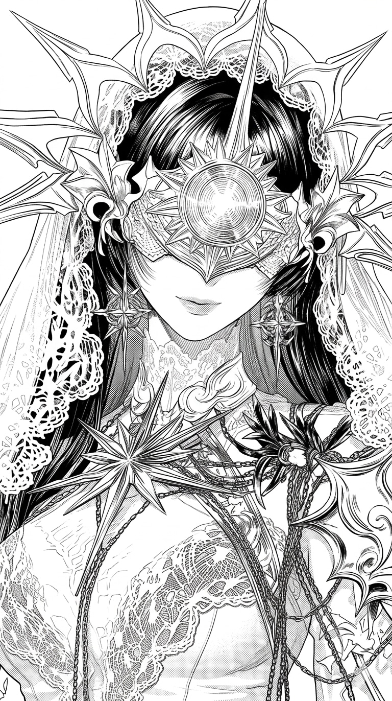 女神 線画ver | の人気AIイラスト・グラビア