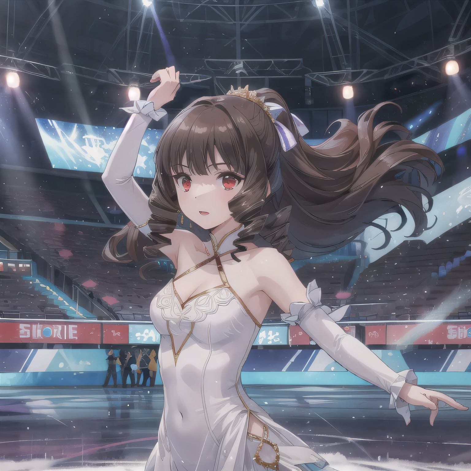 黒髪ロングでフィギュアの少女２４ | の人気AIイラスト・グラビア