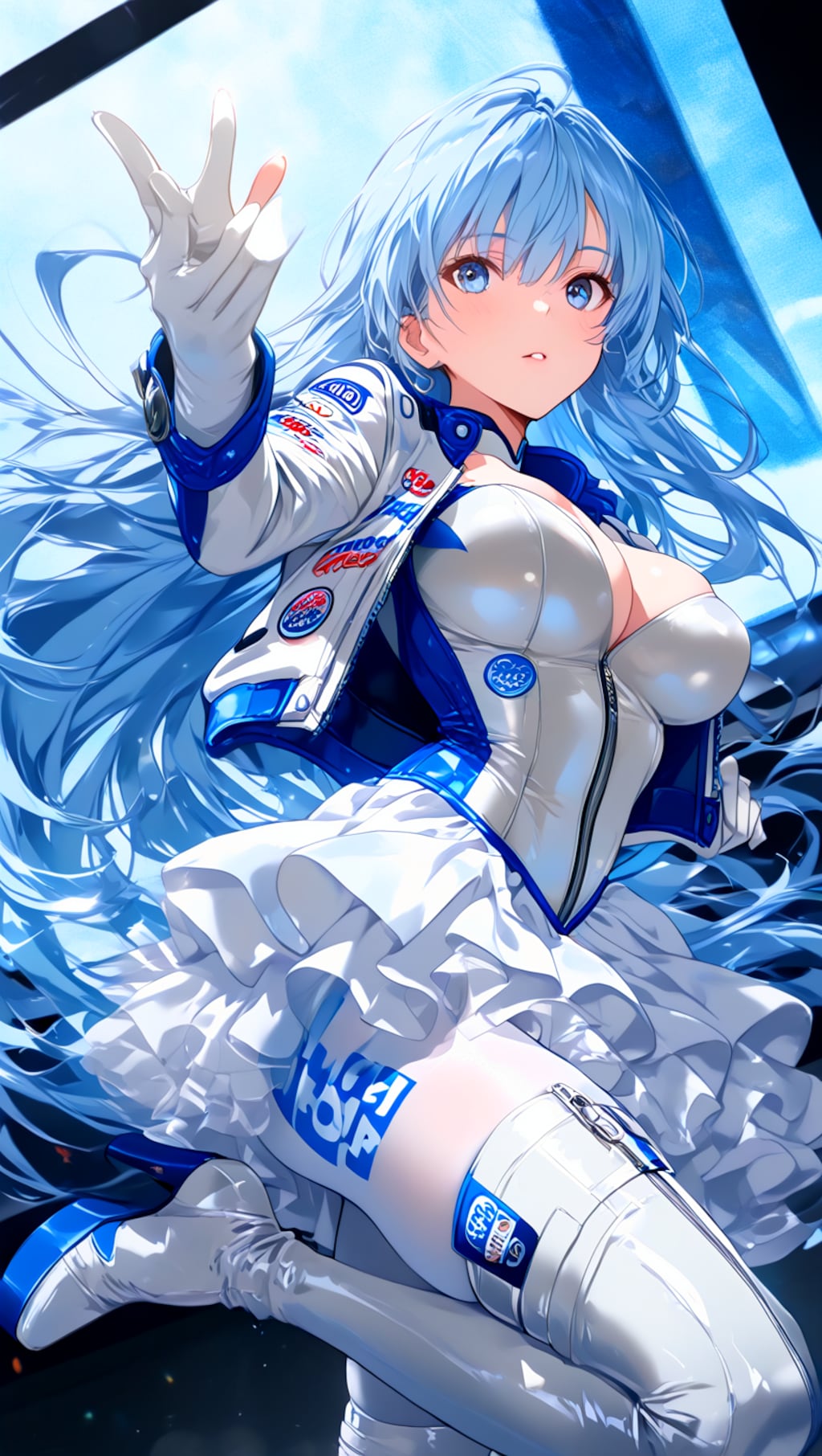 スタイリッシュなレースクイーン