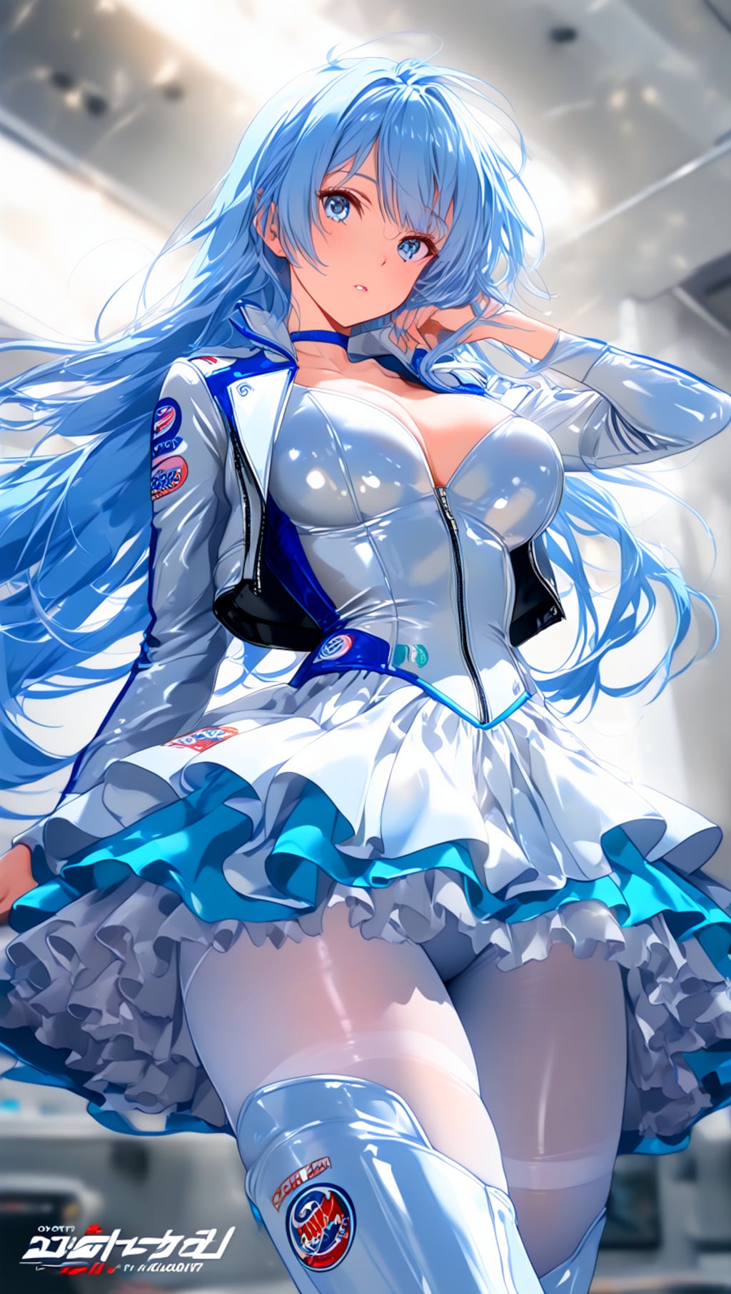 スタイリッシュなレースクイーン