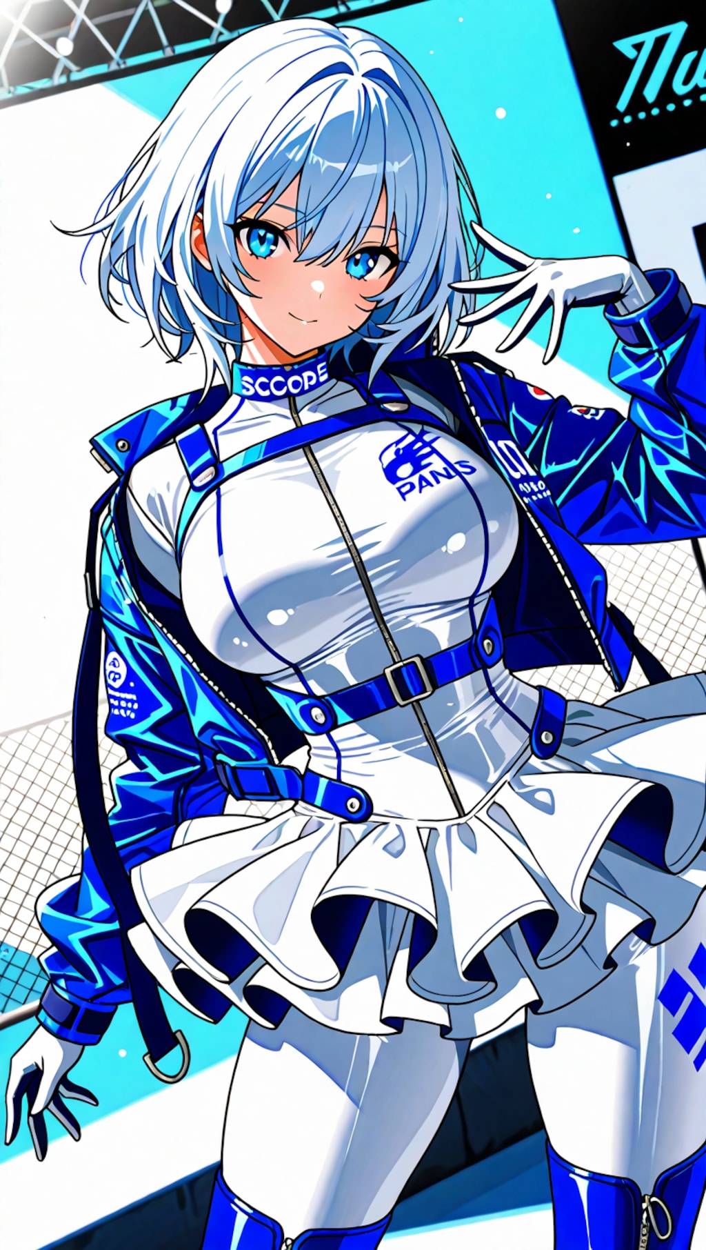 スタイリッシュなレースクイーン