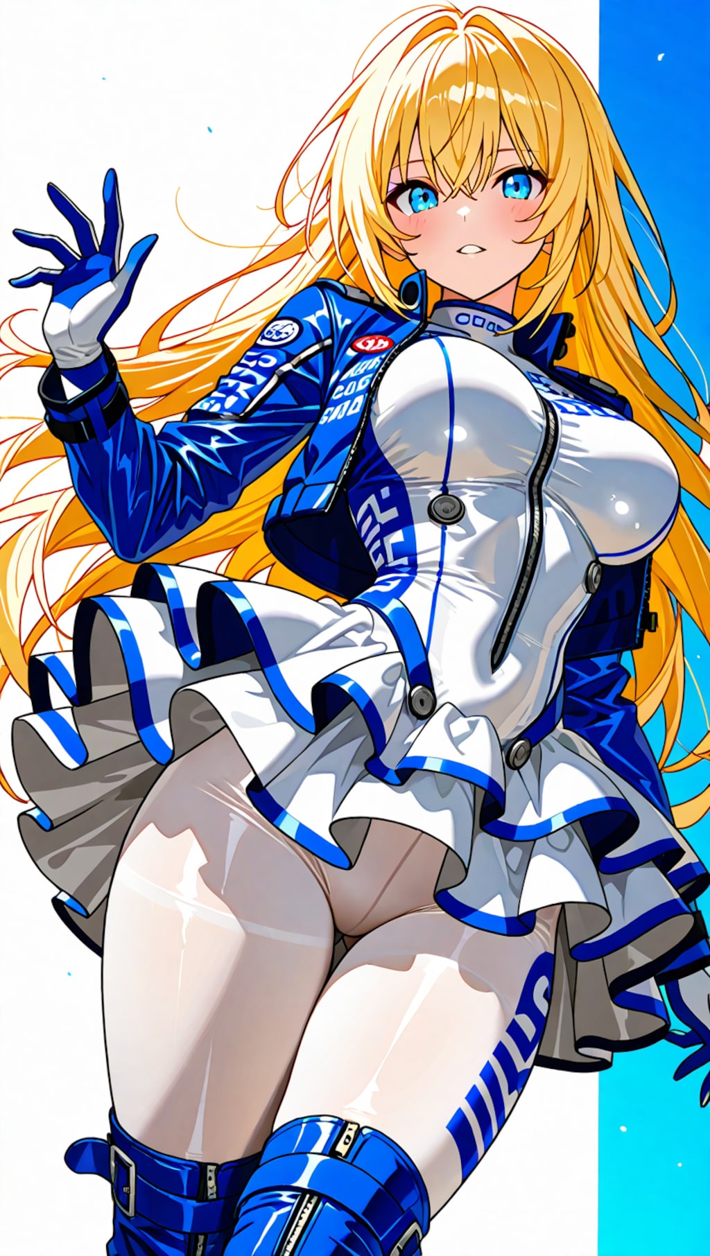 スタイリッシュなレースクイーン