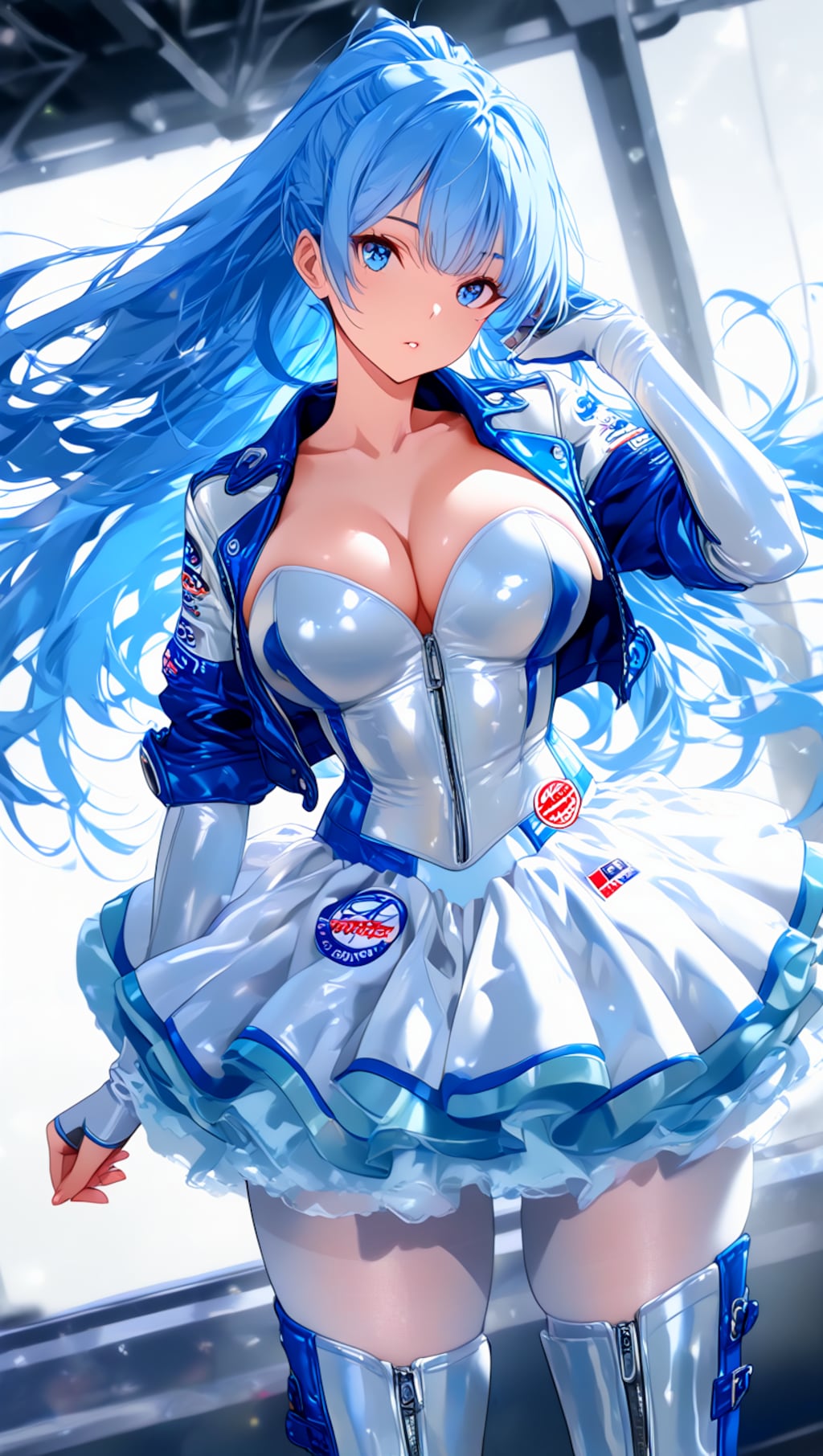 スタイリッシュなレースクイーン