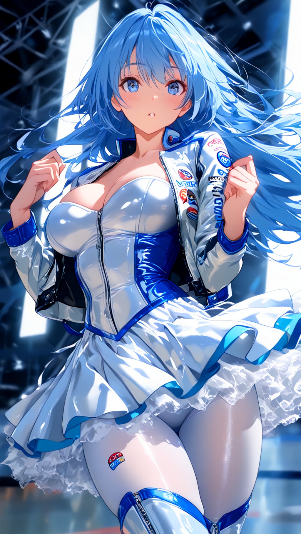 スタイリッシュなレースクイーン