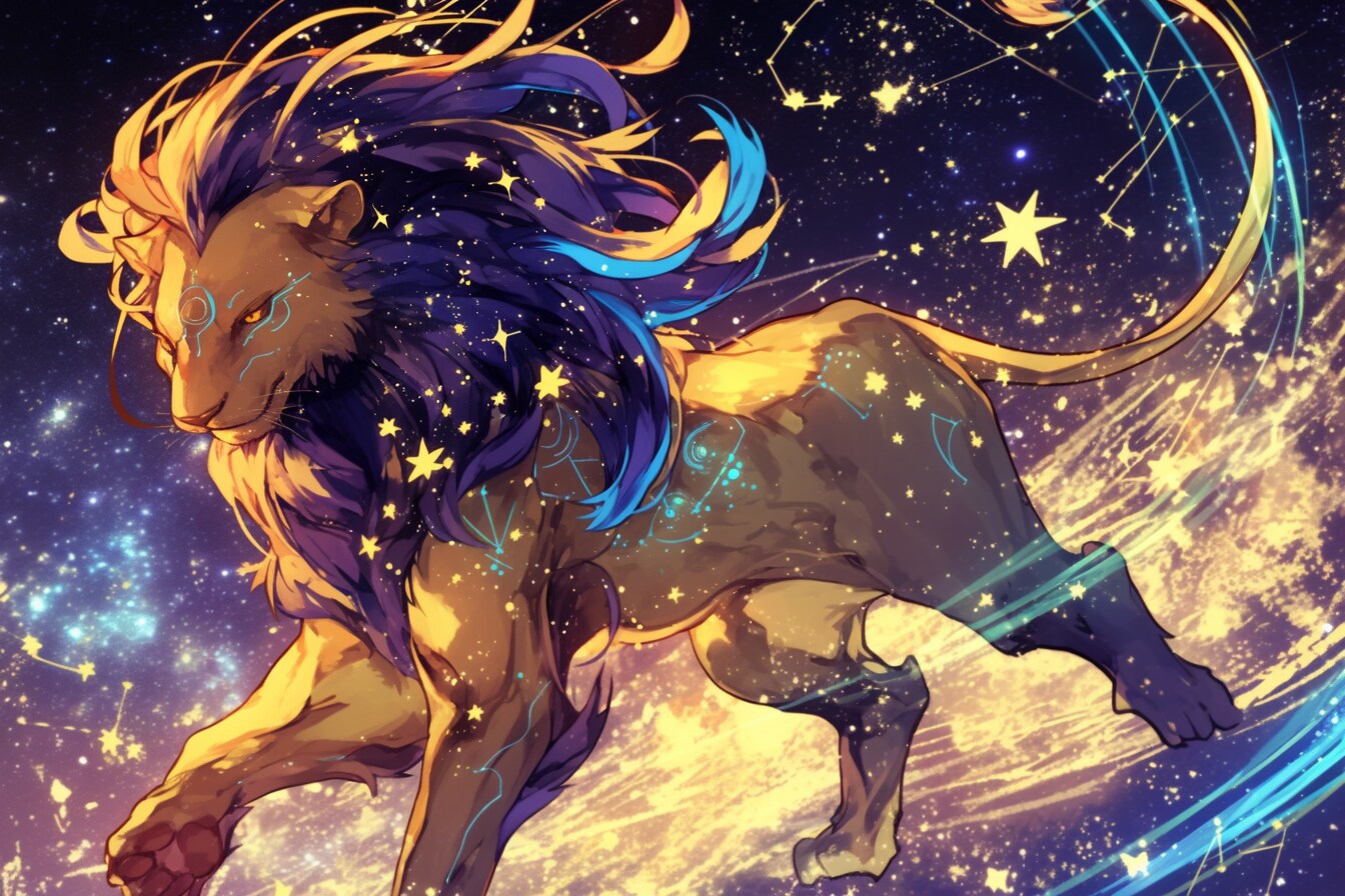夜空を駆ける獅子 | の人気AIイラスト・グラビア