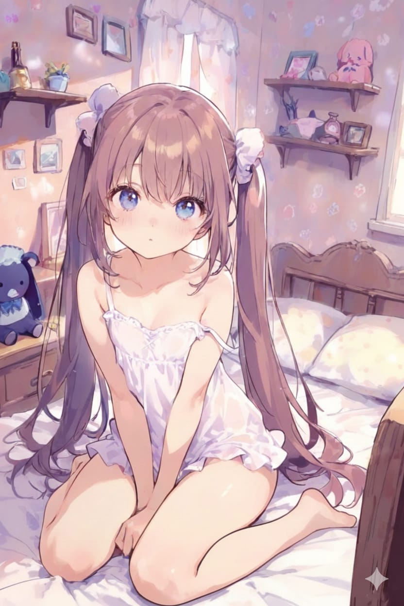 少女の部屋(水彩タッチ)(21) | の人気AIイラスト・グラビア