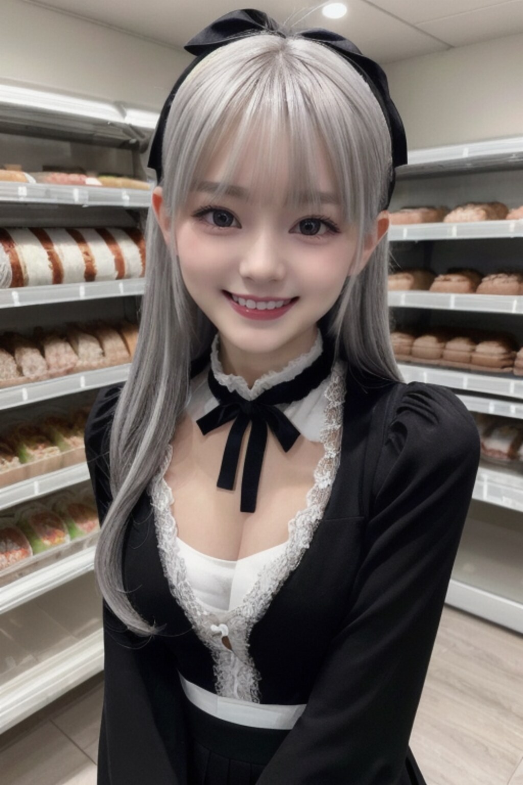 ロールケーキ屋の看板娘