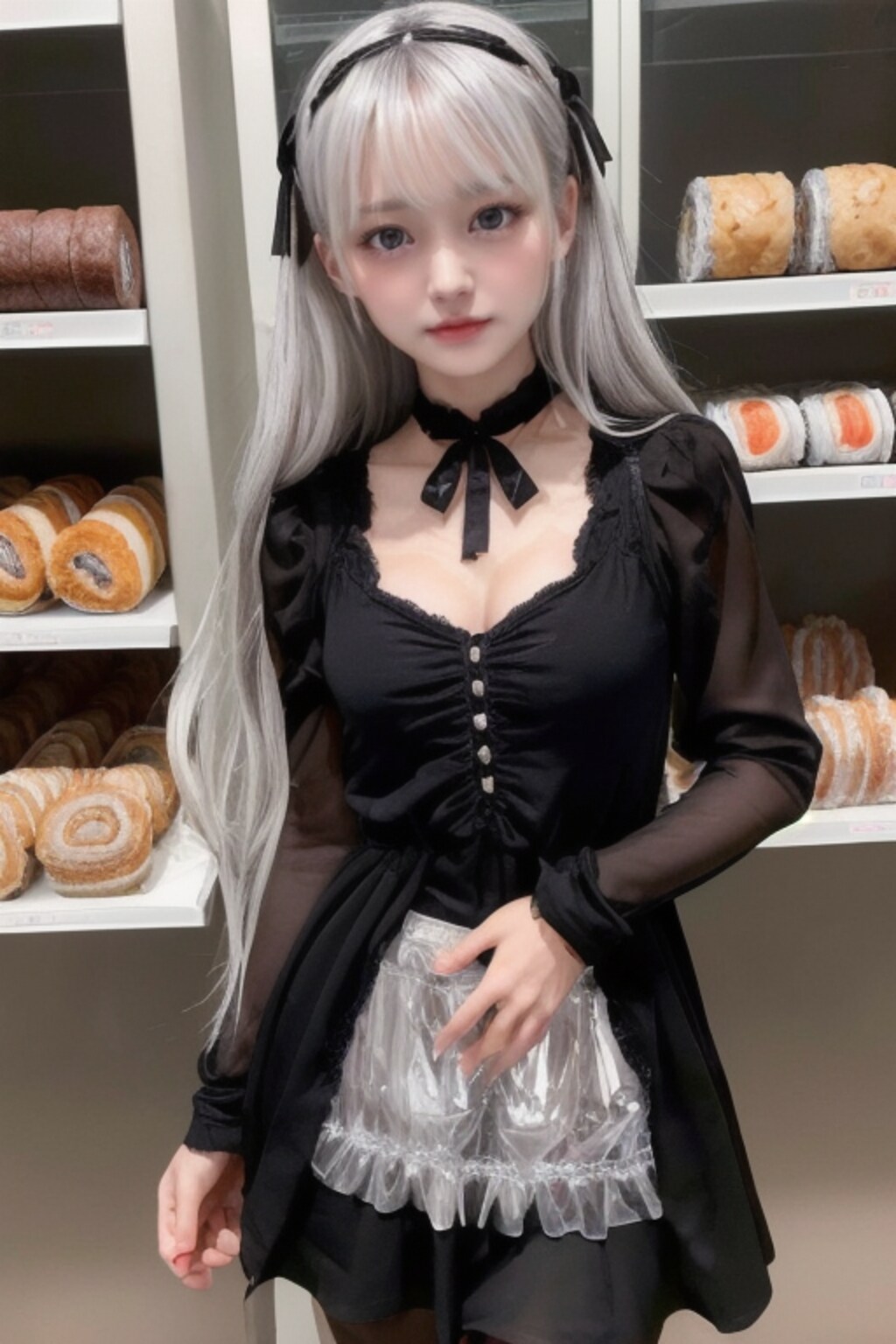 ロールケーキ屋の看板娘