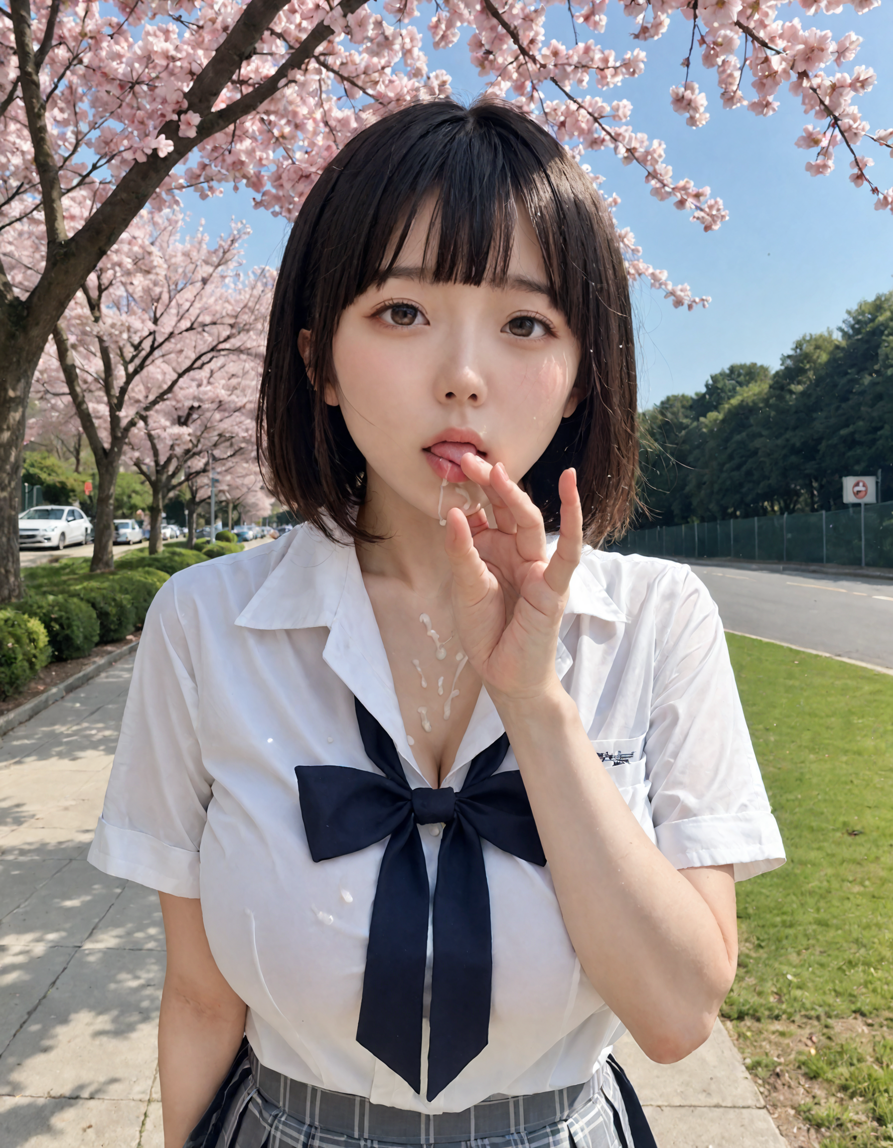 こぼれちゃった❤